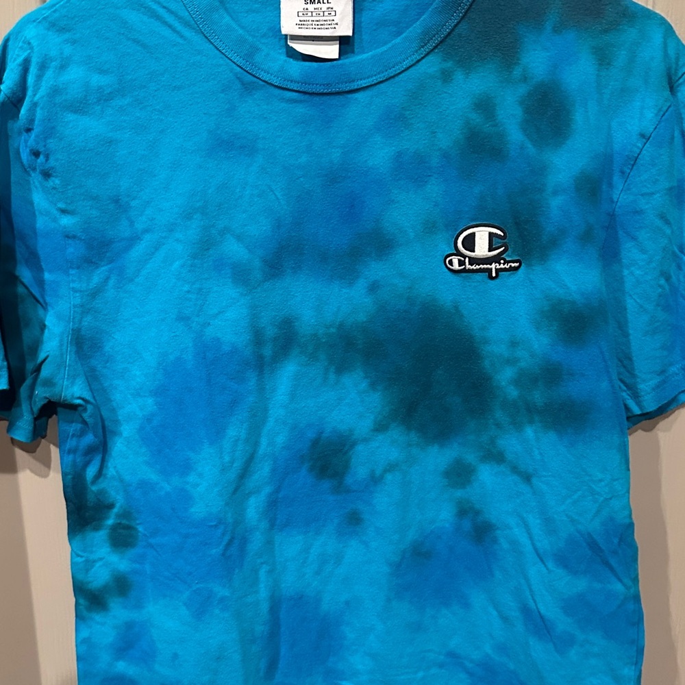 Champion Ocean Blue Tie-Dye Tee